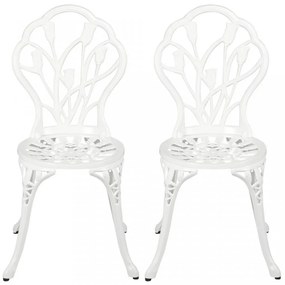 SEGA201 - Set Masa si scaune gradina, terasa, balcon, bistro - Alb