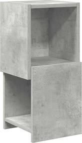 vidaXL Dulap de colț Gri din beton 25,5x25x55cm Lemn compozit