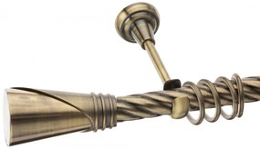 Galerie simpla Duncan teava twister aur antic 25mm (Alege marime: 320 cm)
