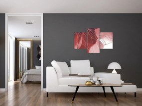 Tablou - Floare abstractă roșie N⁰1 (90x60 cm)