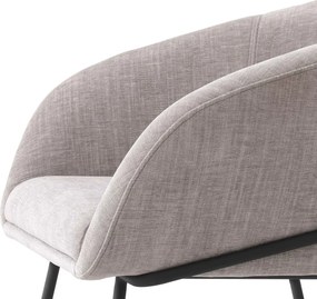 Scaun tapitat design LUX Campus, sisley gri 116372 HZ