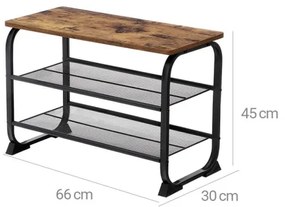 Pantofar DAVOR, maro/negru