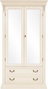 Dulap lemn masiv 2 usi Bernhard, 120 × 55 × 218 cm