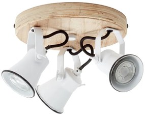 Brilliant - Spot aplicat SEED 3xGU10/5W/230V, alb/bej