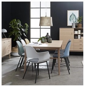 Scaun Unique Furniture Whistler, alb-gri