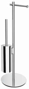 Suport hartie freestanding cu spatiu pentru perie Omnires Modern Project