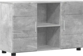 vidaXL Bufet FLORIN Gri din beton 88,5 x 30,5 x 55,5 cm Lemn compozit