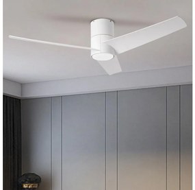 ZEVENTI - Ventilator de tavan LED BARROSA LED/18W/230V Wi-Fi Tuya alb + telecomandă