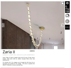 Lustra LED suspendata design modern Zaria II
