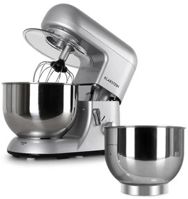 Bella Argentea, robot de bucătărie + vas argintiu, culoare argintie