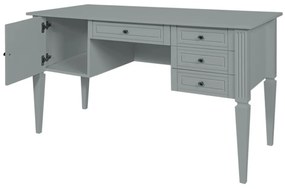 Birou elegant Ines gri L132 cm
