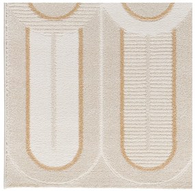 Covor crem 80x150 cm Flora – Universal