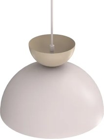 Pendul pe cablu NEVIS 1xE27/15W/230V, diam. 29 cm, crem