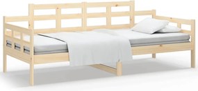 vidaXL Pat de zi, 90x190 cm, lemn masiv de pin