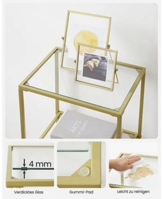 Bibliotecă GLASY aurie