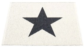 Covor pentru exterior și interior alb-negru 70x90 cm Viggo Black – Pappelina