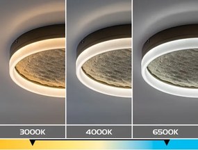 Rabalux 71525 - Plafonieră LED dimabilă TIMMO 24W/230V 3000-6500K Ø 40 cm bej +cu telecomandă