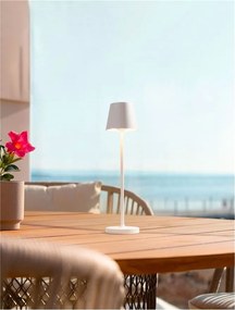 Veioza/Lampa de masa LED portabila exterior IP54 PETIT bej