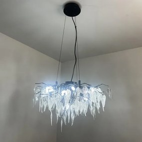 Lustră de cristal pe cablu 10xG9/40W/230V negru