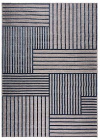 Covor pentru exterior și interior albastru închis 160x230 cm Vigo Blocks – Flair Rugs
