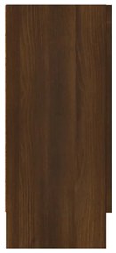 Servanta, stejar maro, 120x30,5x70 cm, lemn prelucrat 1, Stejar brun, Lemn compozit