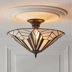 Endon 111895 - Lustră aplicată Tiffany ASTORIA 3xE27/10W/230V Ø 48 cm