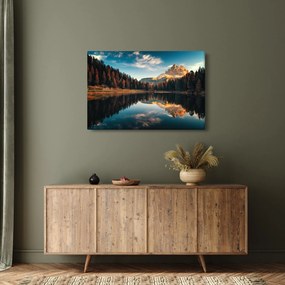 Tablou - Alpi, Italia, Dolomiți, Lago Antorno (90x60 cm)