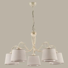 KAMELIA KM 5 E - Lustra cu lant 5xE27/60W/230V