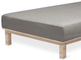 Cearșaf de pa 4Home Lycra jersey antracit, 90 x 200 cm