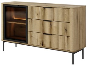 Comodă Wilsire II (stejar coast evoke + negru). 1097500