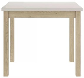 Masă de bucătărie Adam 90 x 65 cm, crem / stejar cremona