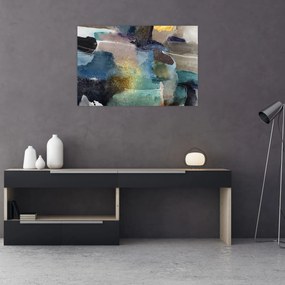 Tablou - Abstract acuarelă (90x60 cm)