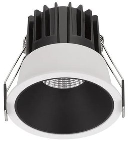 Spot LED incastrabil tavan fals / plafon LUELA 3000K alb/negru
