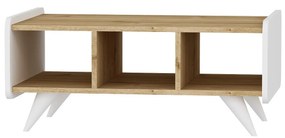 Măsuță de cafea Kakulu 1 (stejar zafir + alb) . 1093267