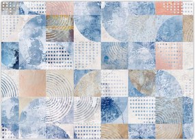 Tablou - figuri geometrice pe perete (70x50 cm)