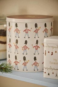 IB Laursen Cutie metalica pentru fursecuri MY NOSTALGIC CHRISTMAS - GUARDS rotunda