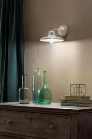 Aplica de perete clasica realizata manual din ceramica COMO