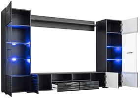 Set mobilier living Factor 1 - negru