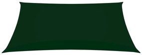 Parasolar, verde inchis, 2x4 m, tesatura oxford, dreptunghiular Morkegronn, 2 x 4 m