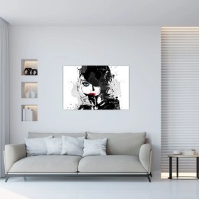 Tablou - Femeia misterioasă (90x60 cm)