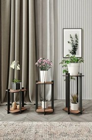 Suport pentru flori Flower Desk Square - Nuc