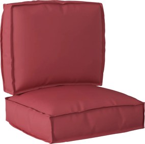 vidaXL Set de perne pentru palet 2 pcs Roșu Vin Material Oxford