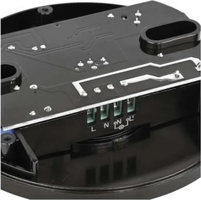 Senzor exterior PIR de mișcare și crepuscular 2000W/230V IP65 negru