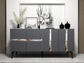 Dulap Vekika 1 (antracit + argintiu) . 1093524