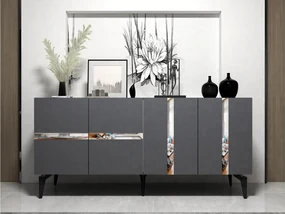 Dulap Vekika 1 (antracit + arigintiu) . 1093524