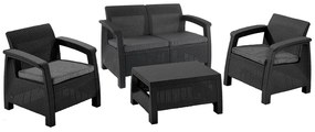 Corfu set II set de mobilier de grădină grafit