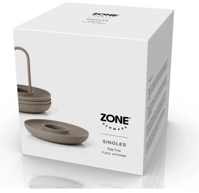 Suporturi de ouă 4 buc. din metal Singles – Zone