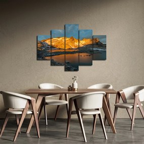 Tablou cu peisaj montan (150x105 cm)
