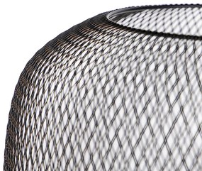 Lampă de podea modernă neagră - Bliss Mesh