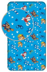 Patrula Cățelușilor Hello Adventure cearșaf cu elastic 90x200 cm